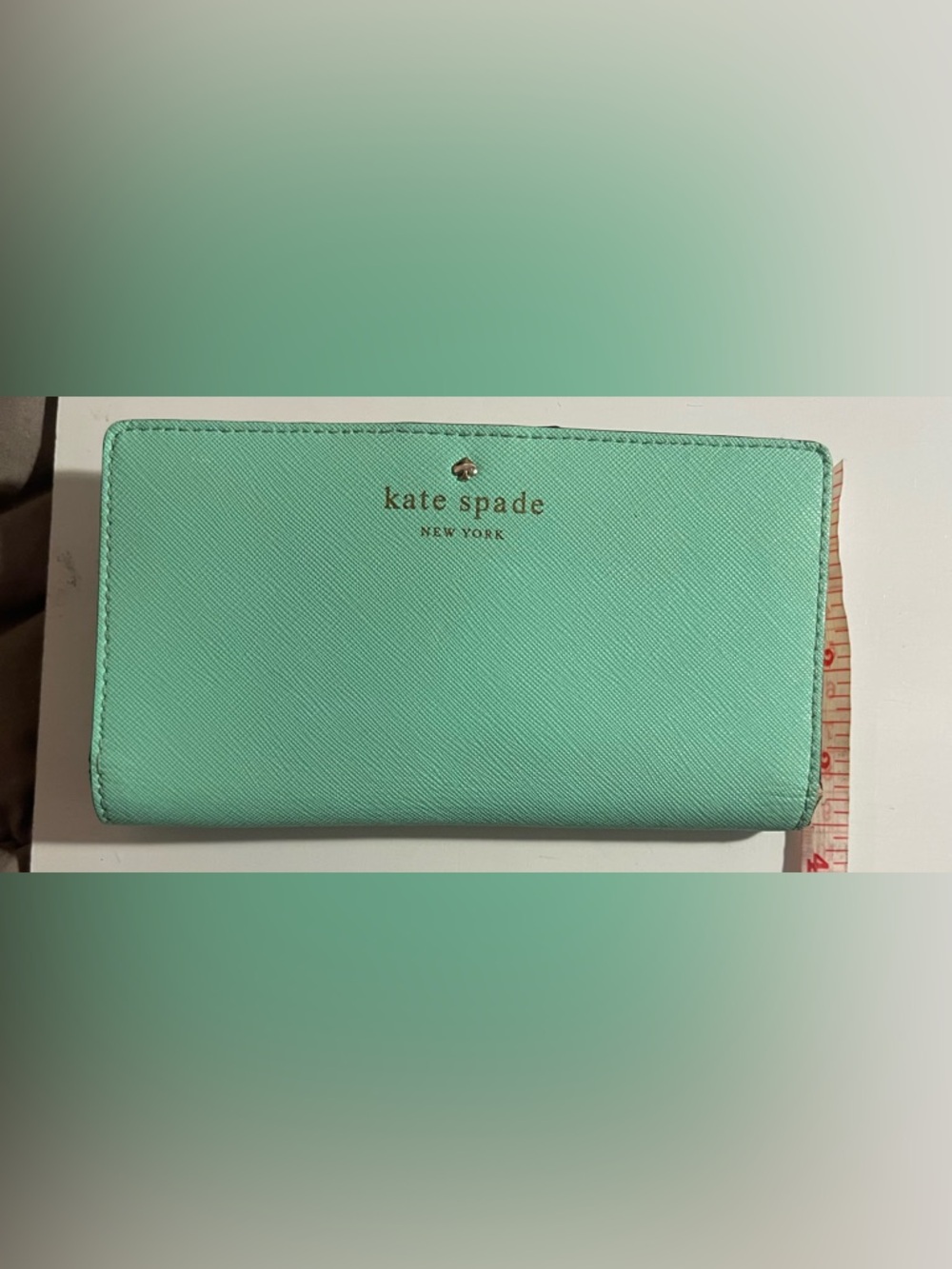 Kate Spade Teal Bifold Wallet - Picture 4 of 9